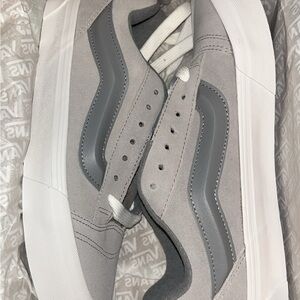 Vans Gray and White Men's Sneakers